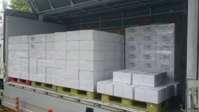 신갈동, 강남병원 취약가구 위해 식료품 400박스 기탁