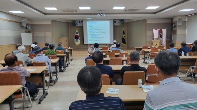 용인특례시, ‘백옥쌀 GAP단지’ 농업인에 고품질 쌀 생산 기법 교육