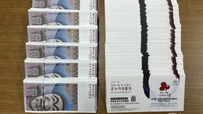 부천 성곡동 지역사회보장협의체, 취약계층의 따뜻한 추석 위한 온누리상품권 전달