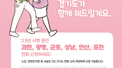 경기도, ‘1인 가구 병원 안심동행’ 과천시까지 확대. 총 6개 시군에서 실시