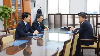 김동연 지사, 서삼석 국회 예결위원장 만나 주요 국비사업 지원 요청