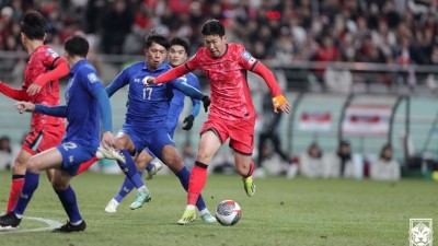 ‘손흥민 골’ 한국, 태국과 1-1 무... 26일 태국 원정경기