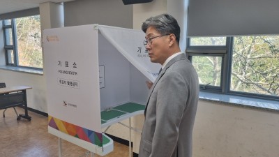 정순욱 광명시 부시장, 22대 총선 투표소 현장 점검