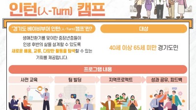 경기도 베이비부머 갭이어, 인턴(人-Turn) 캠프 추진