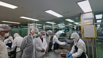 경기도농수산진흥원, 학교급식 수산물 공급업체 현장점검 결과, 위생·품질 양호