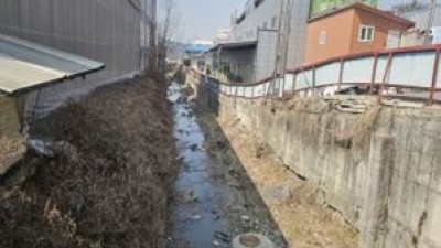경기도, 수해상습지 남양주 용정천 0.96km 구간 공사 완료