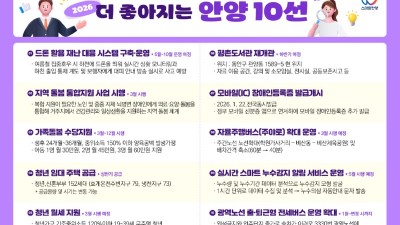 안양시, 가족돌봄수당・주야로 확대 등 올해 더 좋아지는 제도 소개