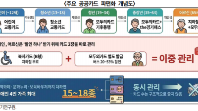 경기연구원, 대중교통･문화･복지 통합 플랫폼 제안