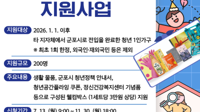 군포시, '제9회 청년친화헌정대상' 정책대상 첫 수상 영예