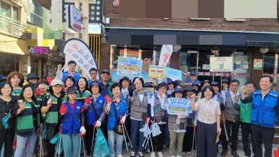 광명시 행복마을관리소, 담배꽁초 없는 거리 위한 ‘줍꽁데이’ 실시